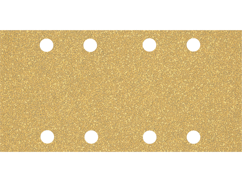 Brusni papir EXPERT Bosch z 8 luknjami za vibracijske brusilnike, Dimenzije: 93x186mm, Zrnatost: 40, 2608900853